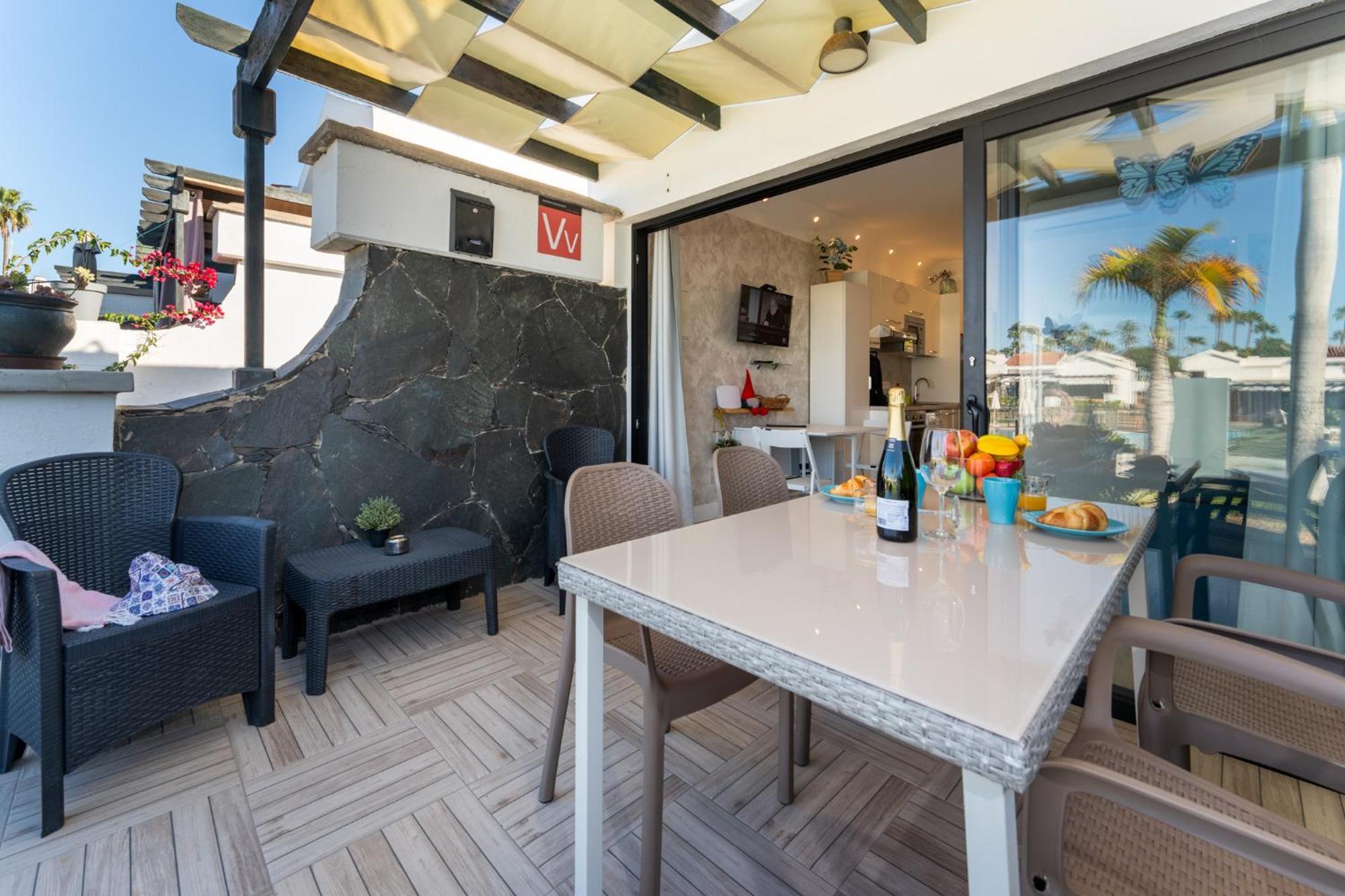 Luxury Poolside Holiday Home Maspalomas  Exterior foto